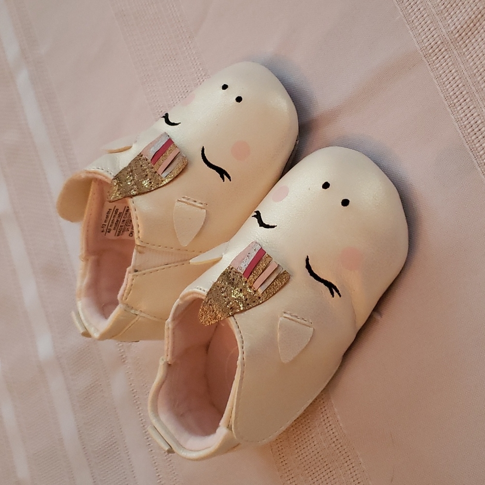 Baby girl unicorn shoes/booties - Picture 5 of 5